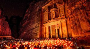 Petra by night